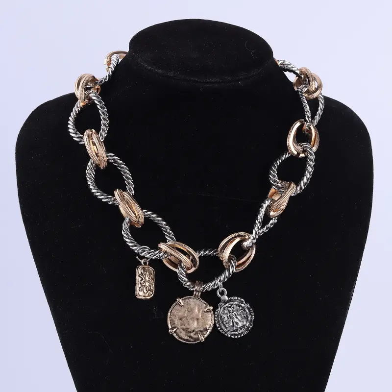 Spring Hot Necklaces -1PC Fashion Trend Necklace, Metal Pendant, Elegant Accessories, Perfect for Daily Wearing, Exquisite Gifts, Perfect for Giving Gifts Jewelry Gold Plated womens gifts outdoorfun