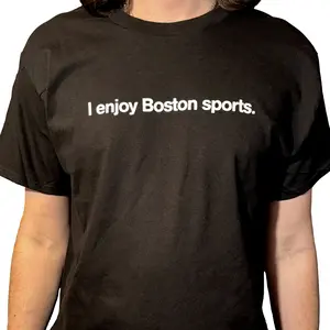 I enjoy Boston sports. Unisex T-Shirt - Boston Fan Gift, Red Sox Celtics Bruins Patriots Tee