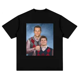 Brady & Maye Step Brothers New England Football , Drake Maye shirt, graphic tees, Patriots merch, youth boys clothes, Fan Tee
