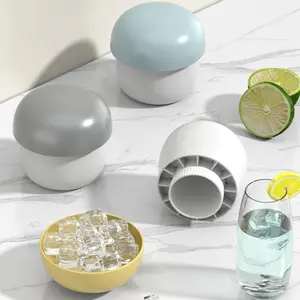 Mushroom Ice Cube Mold Crushed Ice Maker, Easy Release Ice Tray for Cocktails Whiskey Iced Coffee Home Bar Drinks