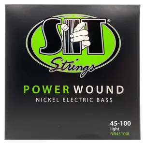 Power wound nickel electric Bass strings 45-100