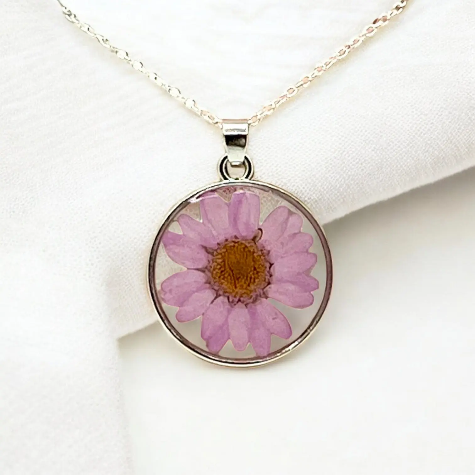 Pressed Flower Necklace | Real Flowers