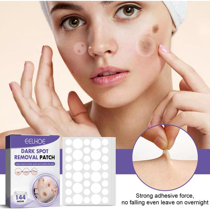 Dark Spot Removal Patches, 144 Pieces Vitamin C Scar Stickers, Effective Facial Dark Spot Treatment, Day & Night Use