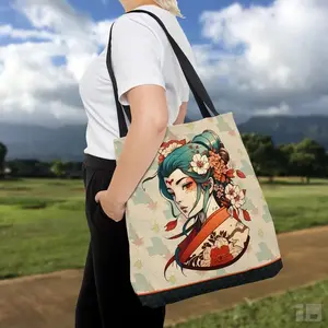 Japanese Art Tattoo Inspired Tote Bag - Anime Geisha