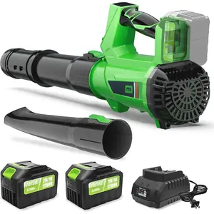 Cordless Leaf Blower with 2x 6.0Ah  and Charger, 540CFM/170MPH   Leaf Blower, 6 Speeds, Lightweight Electric Leaf Blowers for Lawn Care, Patio, Dust and Leaves Cleaning 2025