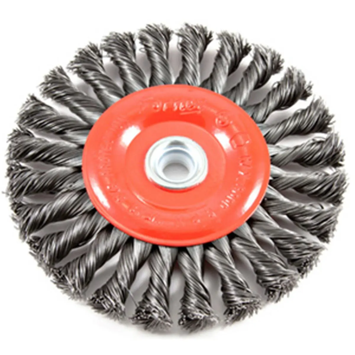 212 MAIN Abrasive Knot Brush Wire Wheel, 6" Diameter, .012" Wire, Arbor Mount, High-Impact Surface Prep Tool for Reptile & Amphibian Cleaning Supplies