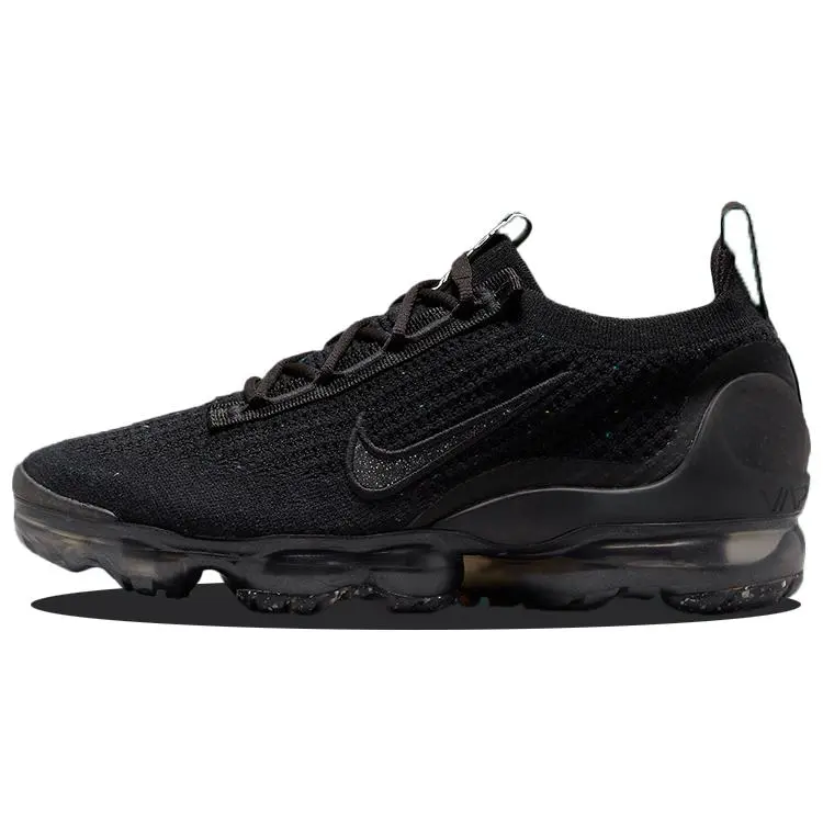 Nike Air VaporMax 2021 Fk Triple Black Retro Low Top Casual Running Shoes Women's DC9454-001