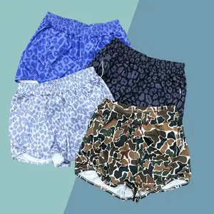 Women Sports Shorts Chic Camouflage High-waisted  Bottom Ladies Summer Wear