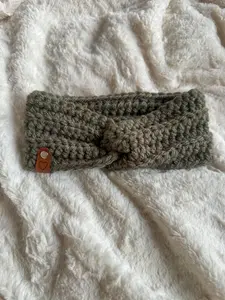 Chunky Crochet Ear-warmer / Headband - Small Adult