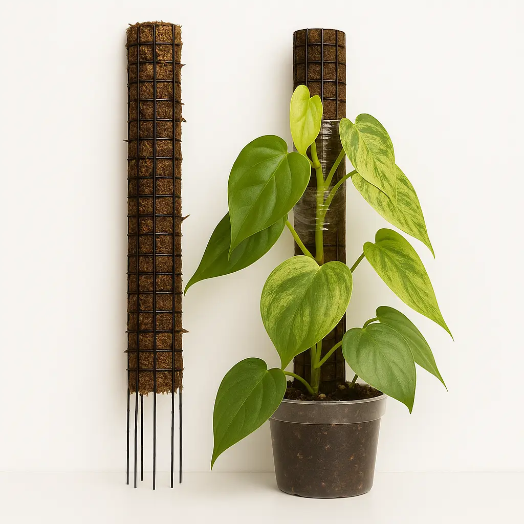 PropStake— 14" Staked Moss Pole for Starter Plants