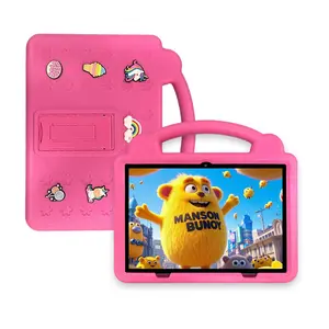 10.1 Inch Android Rechargeable Tablet, Parental Control Tablet with Protective Case, Educational Learning Game Tablet, Gift for Kids