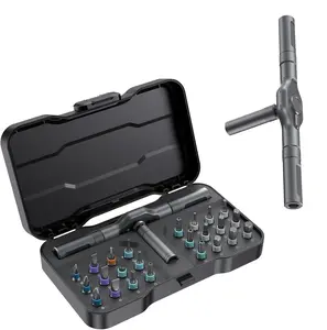 24 in 1 Magnetic Screwdriver Set Precision Screwdriver Mini Removable self-assembly Magnetic DIY Precision Tool kit for Furniture, Computer, Laptop,PC and Bicycle