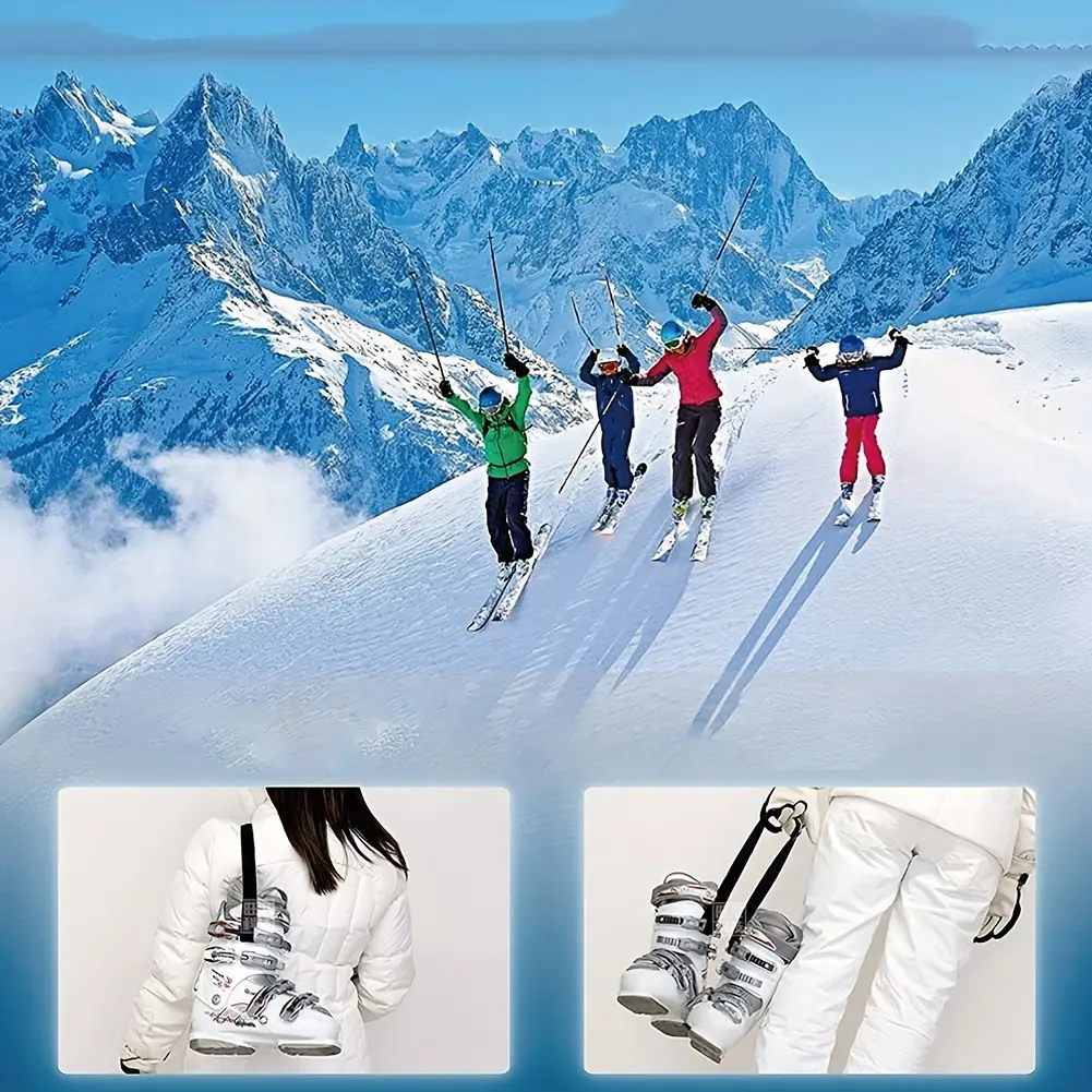 1count Snowboard Strap, Skate Shoes Carrier, Ski Boots Holding Strap, Ice Skate Boots Hanging Belt, Comfortable Outdoor Skiing Accessories, Great For Outdoor Skiing Sports