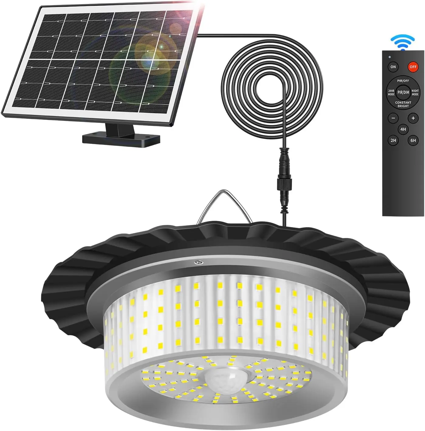 Light Up Your Entire Space Instantly – This 360° Solar Shed Light with 244 LEDs Activates on Motion to Illuminate Your Garage, Barn, or Gazebo with Smart Remote-Controlled Brightness