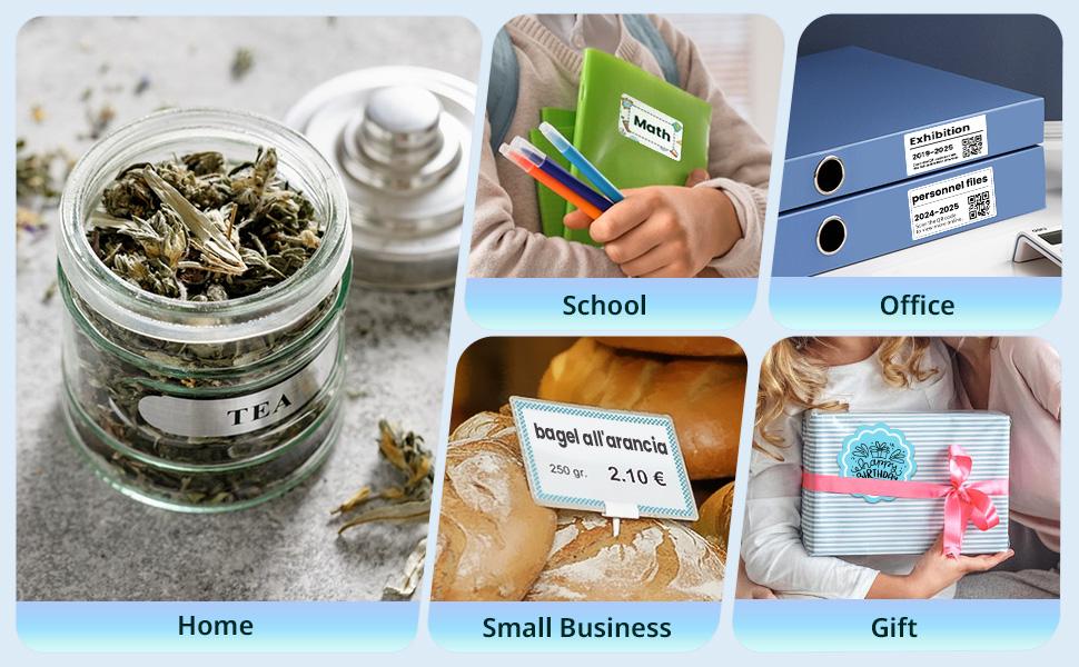 Label Maker Machine with Tape, Wireless Bluetooth Label Maker Sticker Printer for iOS, Android, Windows, Mac, Chromebook, Portable Thermal 2 Inch Label Printer for TT Shop, Etsy, Shopify and Local Small Business, Barcode, Address, Logo, Clothing Label Maker Machine with Tape, Wireless Bluetooth Label Maker Sticker Printer for iOS, Android, Windows, Mac, Chromebook, Portable Thermal 2 Inch Label Printer for TT Shop, Etsy, Shopify and Local Small Business, Barcode, Address, Logo, Clothing