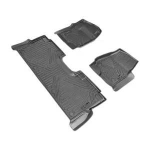 Automotive Floor Mats Fits for Ford F-250/F-350/F-450 2017-2022 3 pcs rubber truck mats factory heavy duty floormats interior accessory vehicle