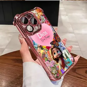 StyleShell Straight Edge Phone Case for iPhone 17 16 15 14 13 12 11 Promax/Plus/Pro/Air & Samsung Galaxy S26 S25 S24 S23 S22 S21 FE Ultra Plus | God is My Strength Pattern Shockproof Liquid Silicone TPU Bumper Drop Protective Case  #YGSJDYS23