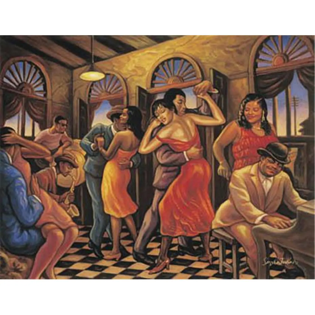 1003-16x20-BA Roadhouse Sunrise Poster