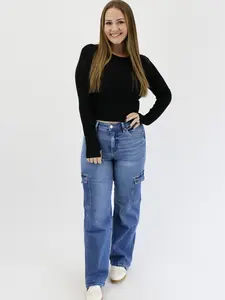The Everyday Wide Leg Tummy Control Jean