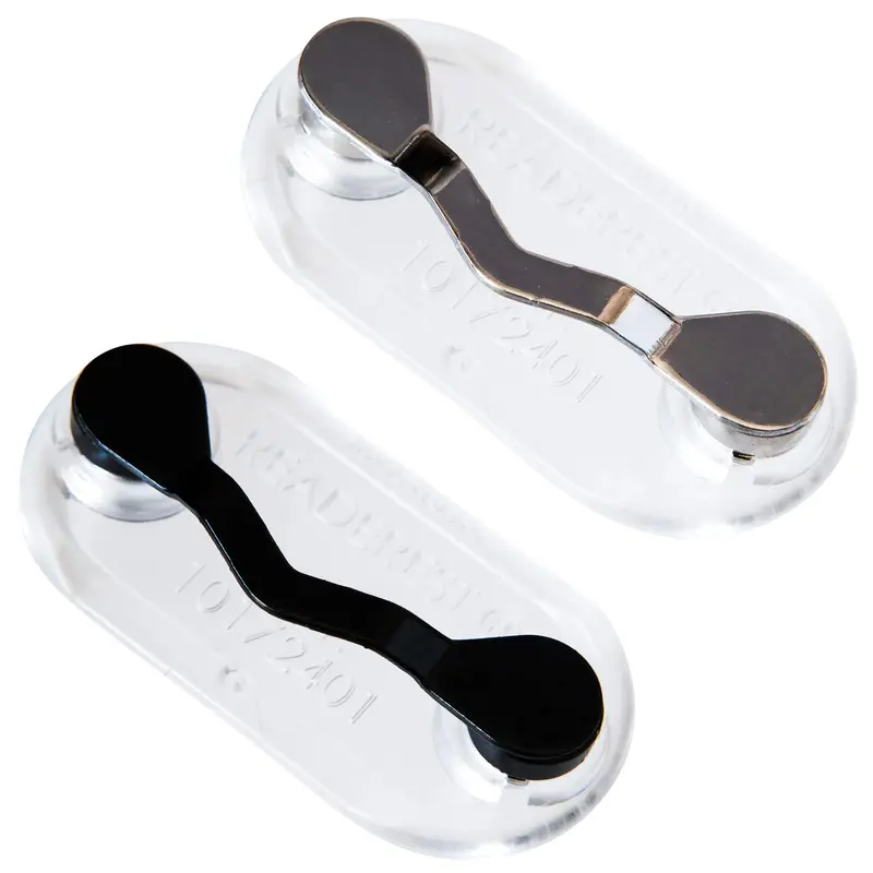 Magnetic Glasses Holder - Value Packs - Readerest | Stainless Steel & Black - Secure Magnetic Clip for Readers, Badge Reels, Sunglasses, Blue Light Glasses, Safety Glasses and Earbuds | Hands Free Eyeglass Clip, Made in USA