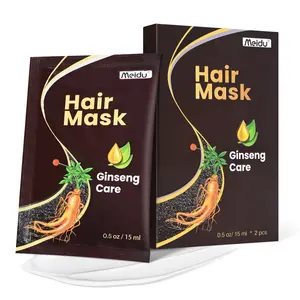MEIDU Collagen Hair Mask, Collagen Hair Treatment, Ginseng Nourishing Repair, Smooth Moisturizer Hydrating, Styling