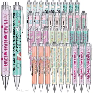 36 count Nurse Week Essentials CNA Week Gifts Bulk Certified  Assistant Appreciation Gifts Ballpoint Pens for Women Men Black Ink Pens for CNA RN  Student Graduation Office
