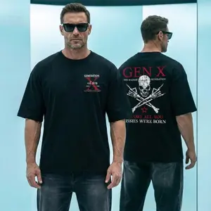 GENERATION X Shirt – The Generation That Doesn’t Need Validation (Est. 1970), For All Women And Men, Basic Fit Unisex, For All Season