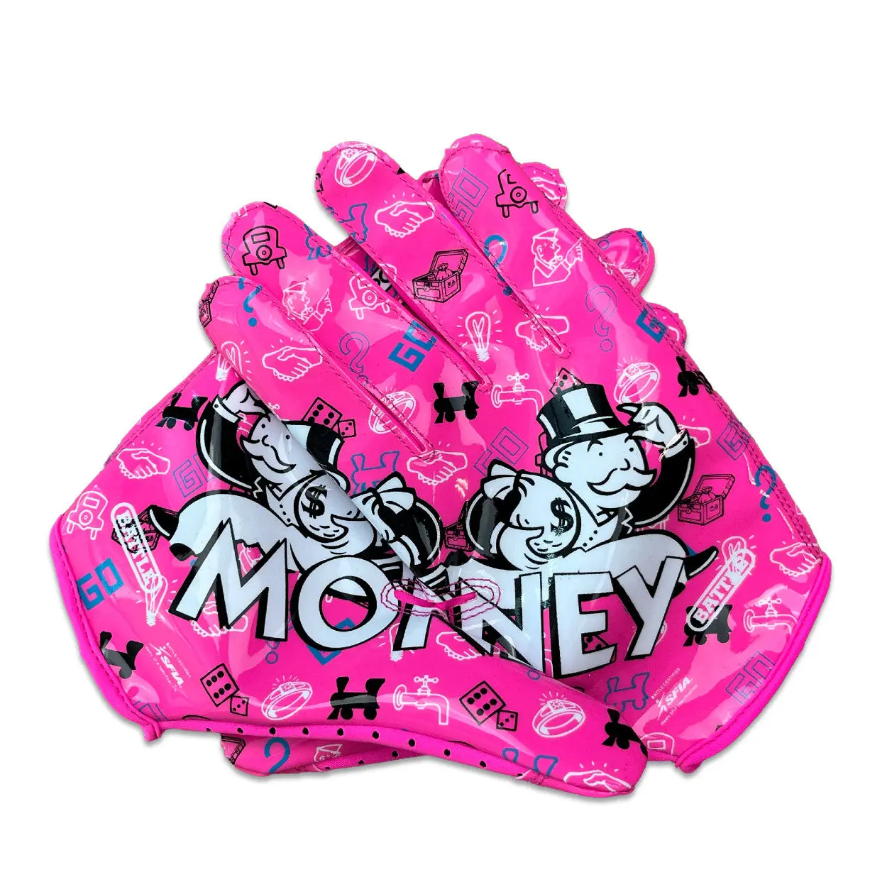 Money Man 3.0 Doom Speed Receiver Football Gloves Money Man 3.0 Doom Speed Receiver Football Gloves