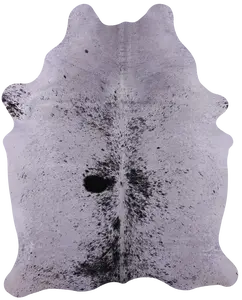 SUPER SALE Black Salt & Pepper Natural Cowhide Rug - Large 6' 7"H x 5' 4"W