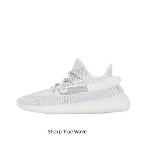 Ultra Soft Marled White Knit Low Top Trainers Breathable Knitted Mesh Shock Absorbing Translucent Ripple Outsole Comfort All-Day Sports Sneakers