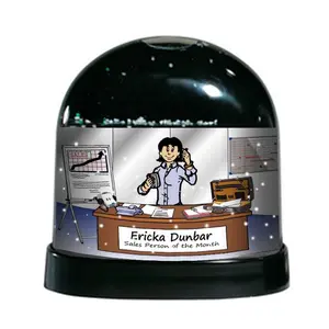 Salesperson, Female - NTT Personalized Snow Globe