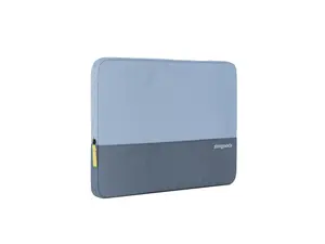 STM Origin Laptop Sleeve  Slim & Lightweight, Fleece-Lined Interior, 4mm EVA Shock Absorption, Smooth Zipper Access, Stylish & Protective Design for 16 Laptops - Glacier Blue