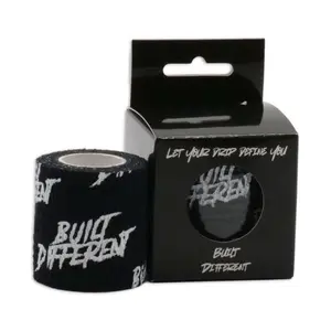 Drip Tape Black and White Built Different Wrist Ankle Athletic Tape Ace Bandage Let Your Drip Define You