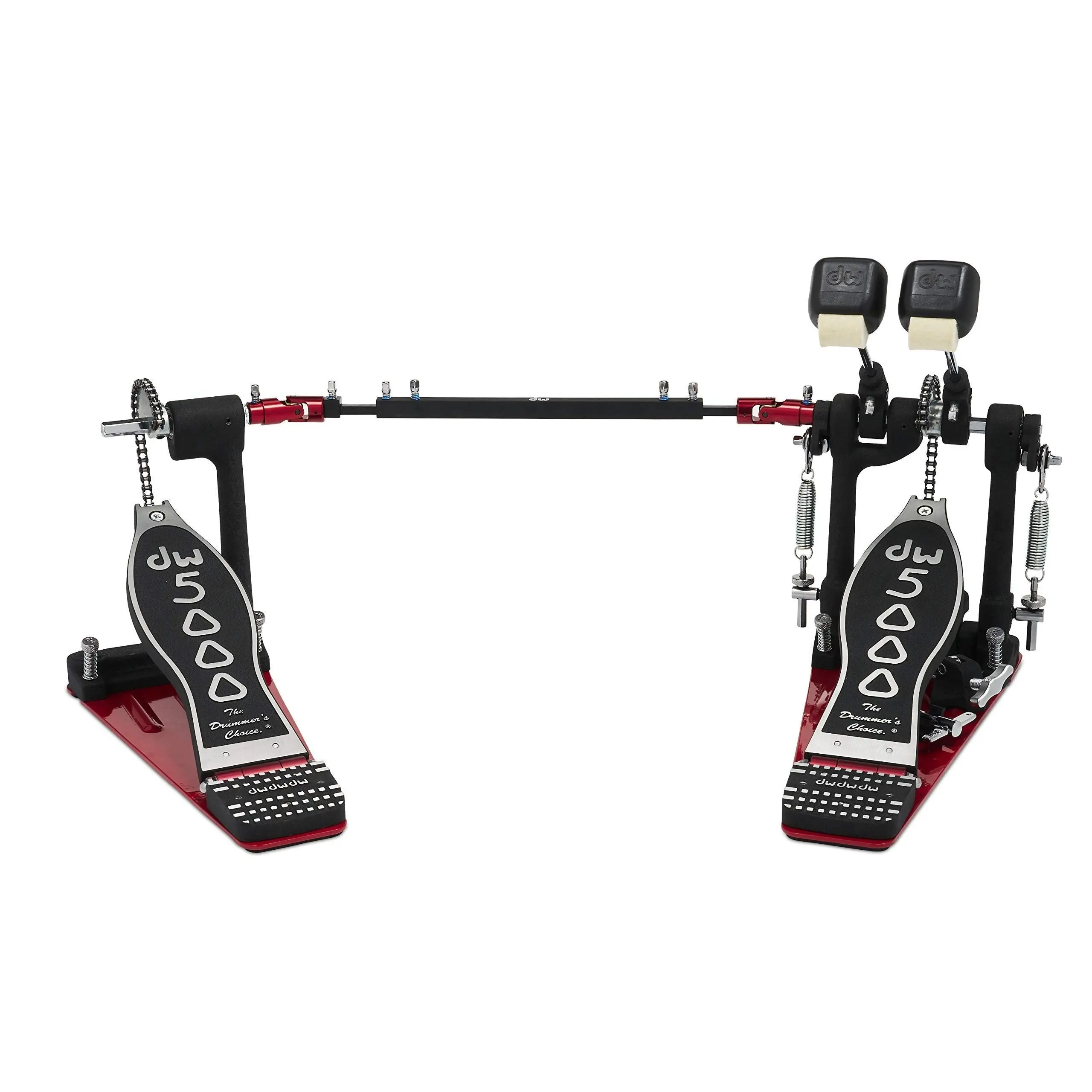 DW 5000 Series Accelerator Single Chain, Narrow Footboard Double Bass Drum Pedal w/ Bag (DWCP5002AH4)