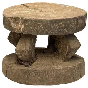 Vintage African Wooden Stool