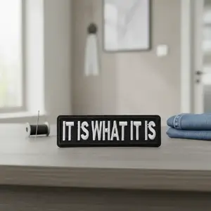 1 Piece Letter Patch Sticker, Slogan Graphic Patch Sticker for Clothes Jeans Bag Shirt, Decorative Sewing Accessories for Men & Women