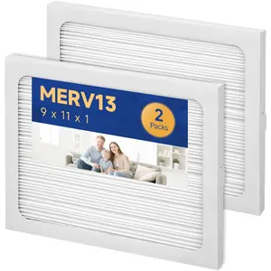 9 x 11 x 1 MERV 13 Dehumidifier Filter Compatible with Compact2, Compact70, Ultra70 Dehumidifier, UA 65H, # 4029748 Dehumidifiers Replacement Parts (2-Pack)