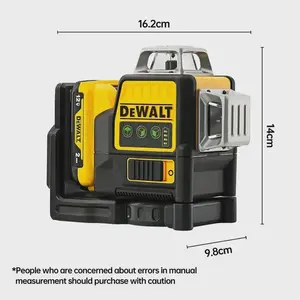 2025 NEW Dewalt DW089LG 3 Sides*360 Degree Vertical 12V Lithium Battery 12 Lines Laser Level Horizontal Green Meter Outdoor TOOL
