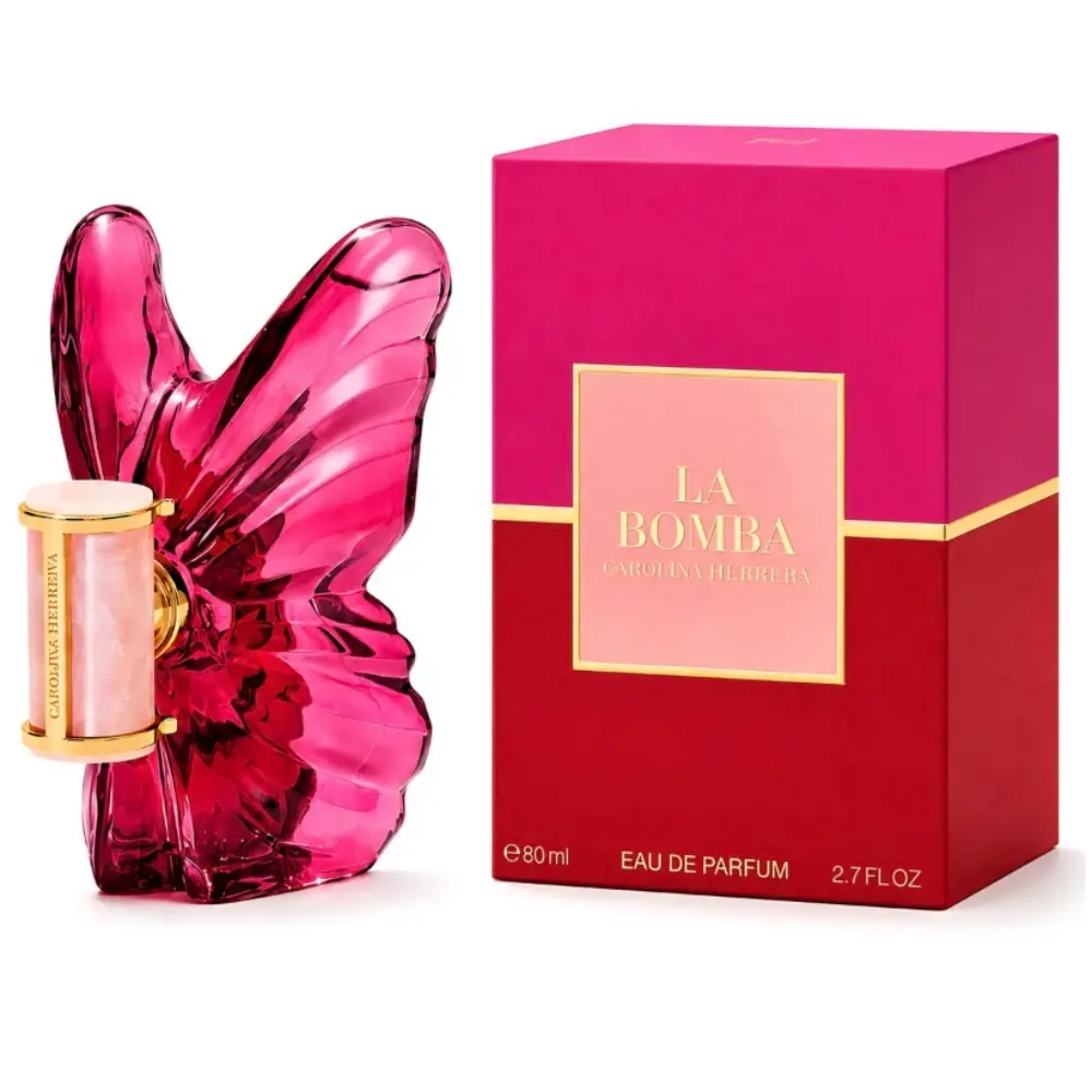 La Bomba Eau de Parfum - 1.7oz Elegant Floral, Seductive Luxury Fragrance with Red Berries, Jasmine Notes, Long Lasting Women Perfume