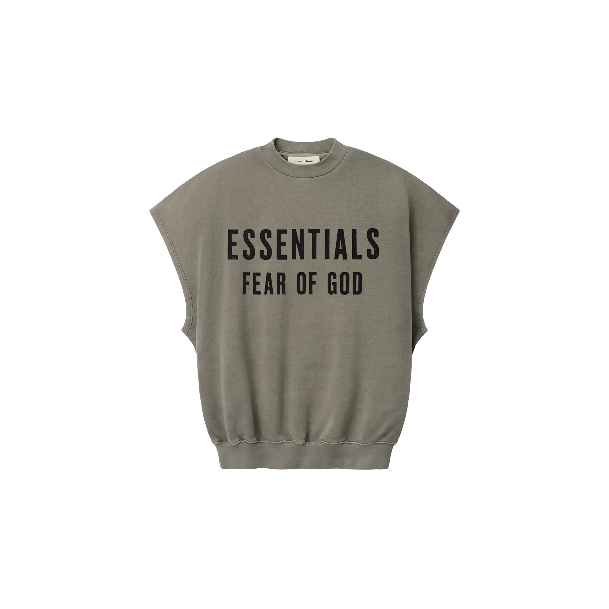 Relaxed Fleece Cutoff Sweatshirt "Washed Seal" RW00293 Washed Seal