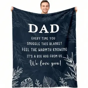 Gifts For Dad Blanket For Father's Day Gifts From Daughter Son Best Dad Ever Gifts Dad Birthday Gift Thanksgiving Day
