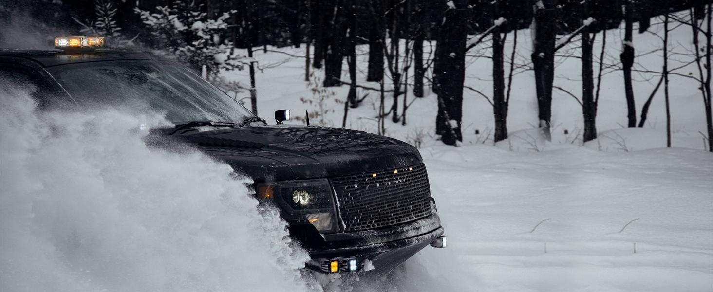 DIBMS 48 LED Roof Top Strobe Light Bar, High Visibility Emergency Warning, Waterproof, Magnetic Base, Universal Fit for Trucks, Snow Plows, Construction Vehicles DIBMS 48 LED Roof Top Strobe Light Bar, High Visibility Emergency Warning, Waterproof, Magnetic Base, Universal Fit for Trucks, Snow Plows, Construction Vehicles