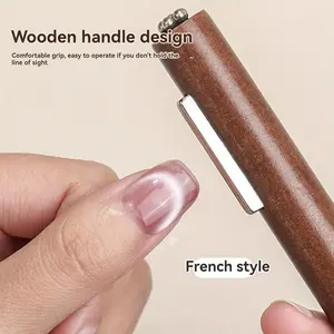 1PC Professional 3 IN 1 Multi-function Cat Eye Magnet For French Nail Art Design Thick Magnetic Stick Large Cylindrical Magnetic Manicure Acrylic Tools Accessories