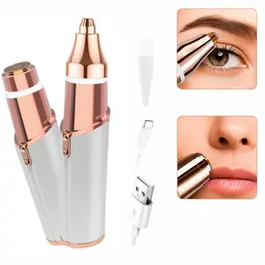 2 in 1 Electric Eyebrow Trimmer,Facial & Eyebrow Hair Trimmer, Lip Facial Body Hair Removal Tool, Facial Hair Care Tool, Electric Shaver Women, Eyebrow, Epilator Hair Remover Mothersday gift