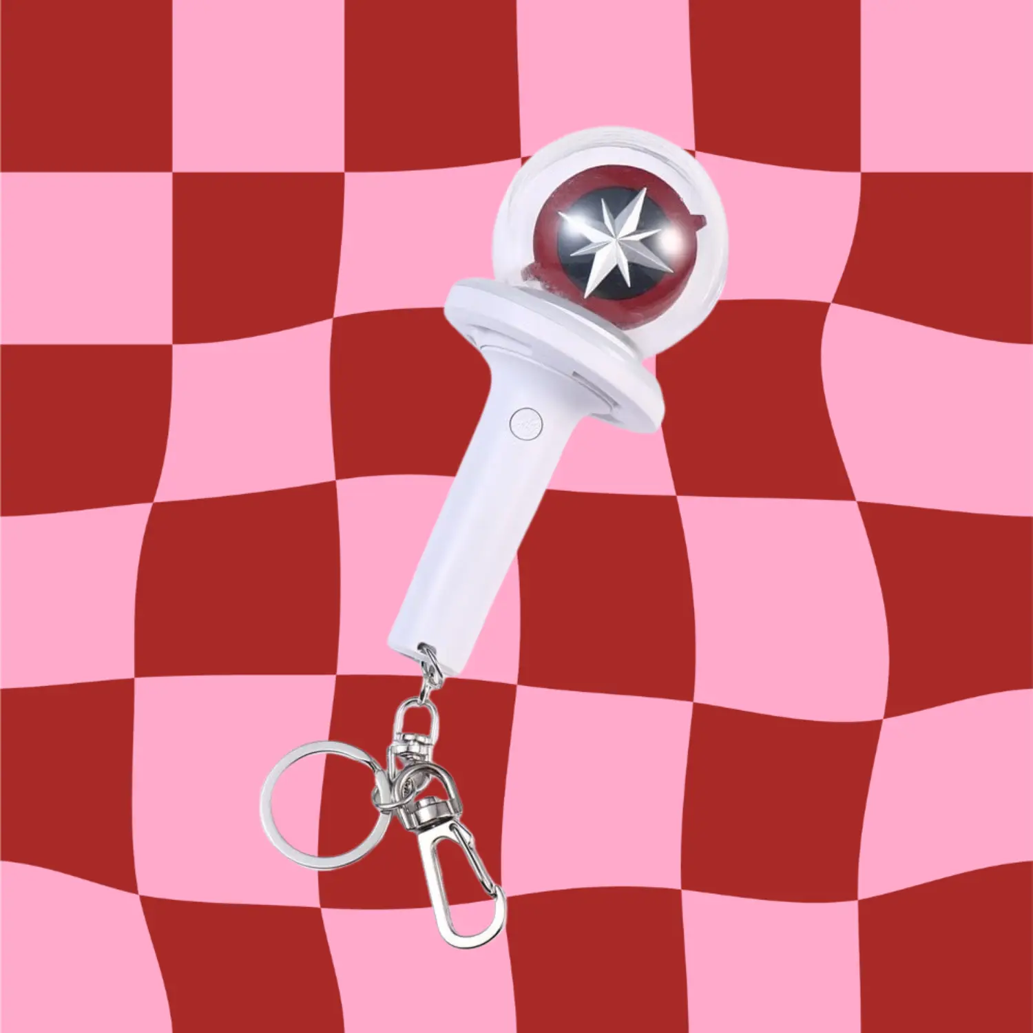 Mini Kpop LED Light Stick Keychain Stay