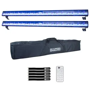 ADJ Eco UV Bar Plus IR Black Light with UCIR Remote Control 2-Pack with Bags Package