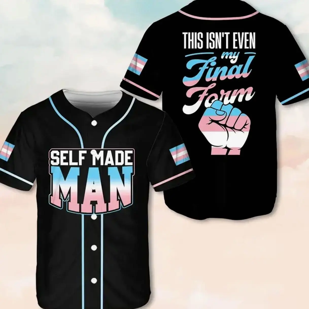 Pride Month Baseball Jersey, LGBTQ+ Pride Baseball Jersey, LGBTQ Support, Proud Ally, LGBT Gay Pride Rainbow Jersey