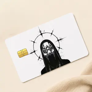 Vessel Mask Inspired Card Skin, Sleep Token Gothic Electronic Card Sticker