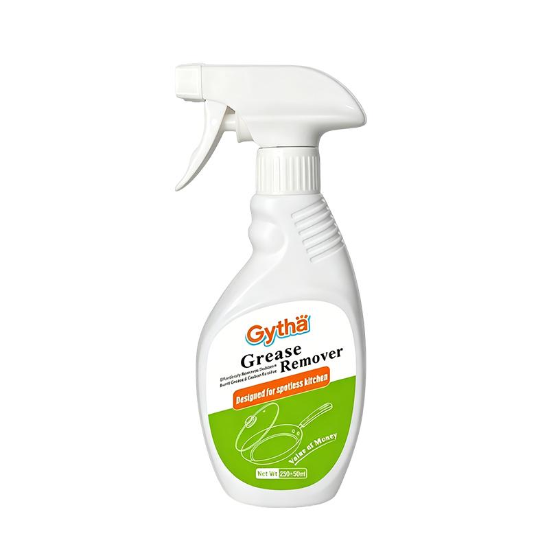 (Two-bottle pack) Kitchen cleaning spray effectively removes kitchen grease and grime. This multi-purpose degreaser is suitable for heavily soiled areas such as countertops, ovens, cookware, and range hoods.