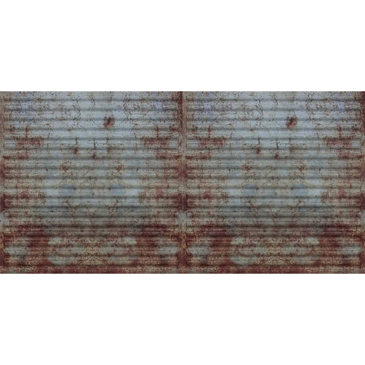 From Plain To Beautiful In Hours #261 Ridged Corrugated Faux Tin PVC Lay-in Decorative Tiles (2 ft. x 4 ft., 0.75 in, 1.2 lb) - Water Resistant, Easy Install, Vinyl Option, Aesthetic Appeal, Pack of 25 (200 sqft) for Home Improvement Wall Tiles, 2X4 Ft.,